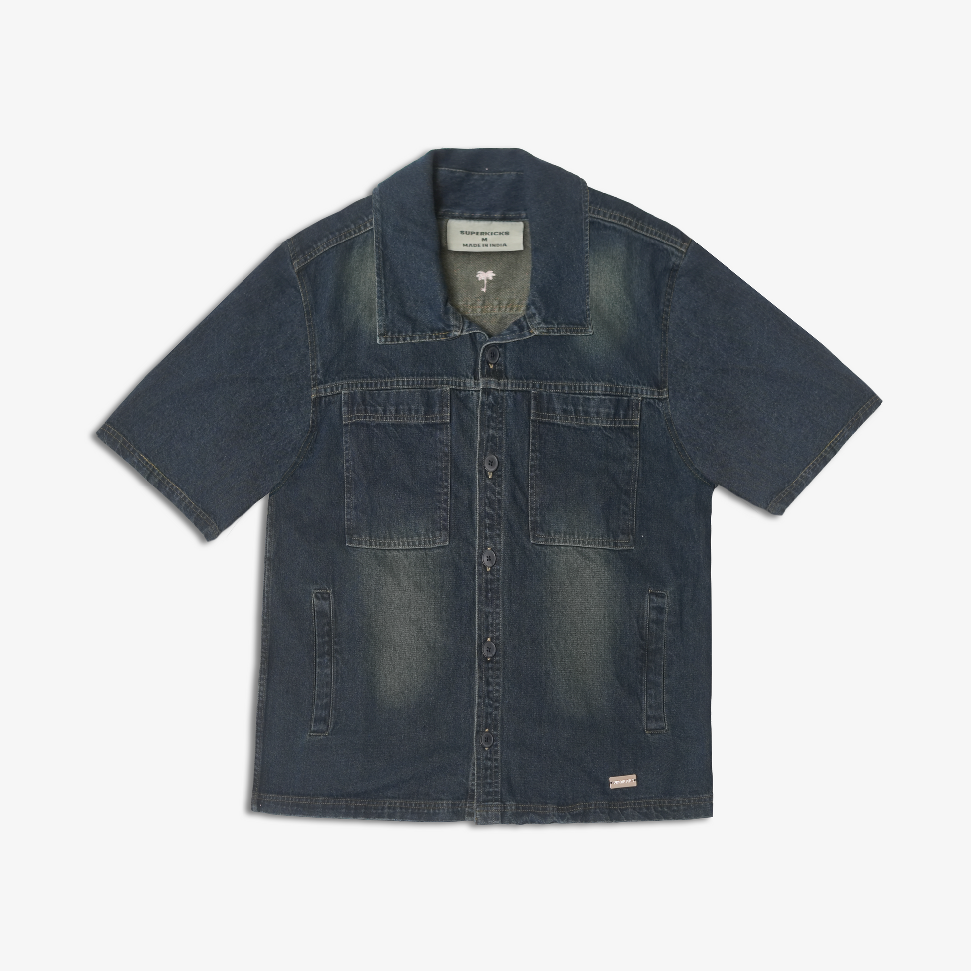 SUPERKICKS | DENIM OVERSHIRT { BLUE