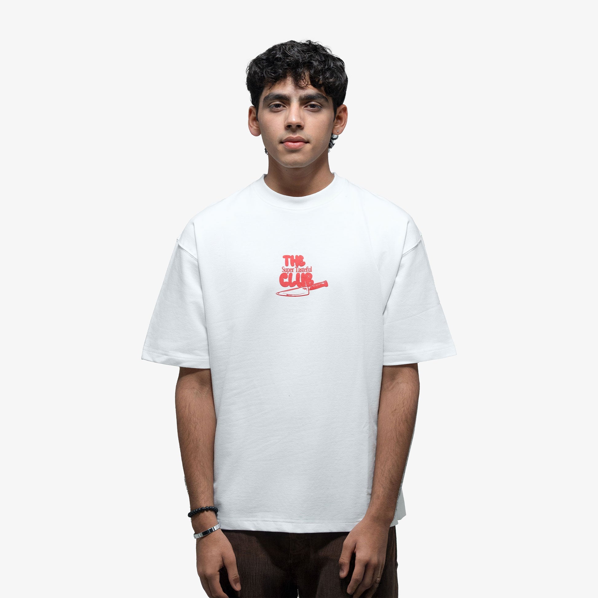 SUPERKICKS | THE PIZZERIA TEE { WHITE