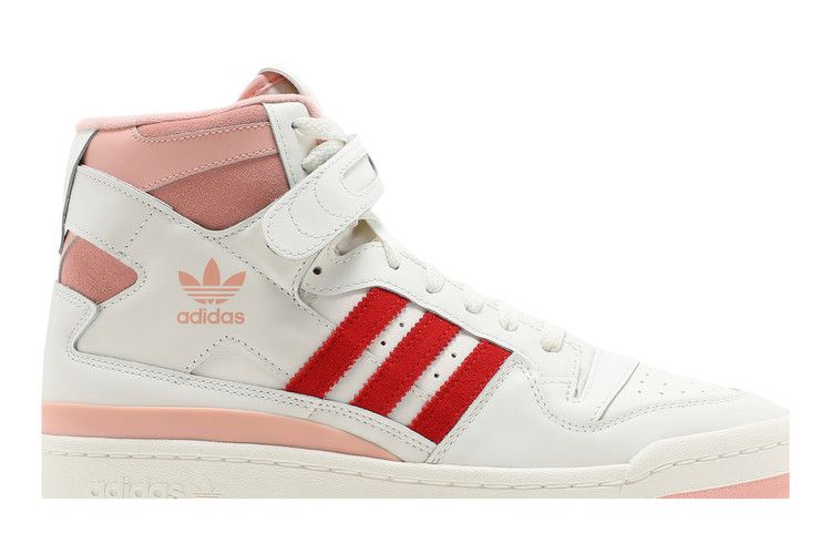 adidas Forum 84 Hi Off White Pink Red
