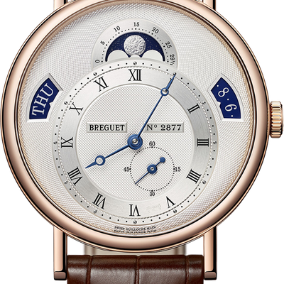 Breguet Classique Calendar Silver Dial Men 39 mm