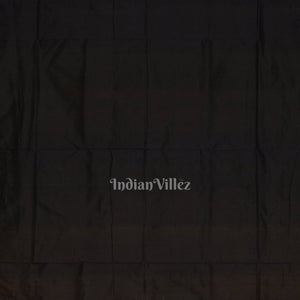 Mustard Yellow Black Checks Sachipar  Khandua Silk Saree