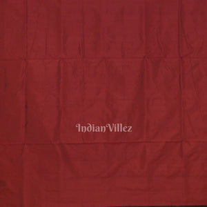 Black Butta Design Bomkai Sambalpuri Silk Saree