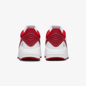 JORDAN | MAX AURA 5 { WHITE/GYM RED-BLACK