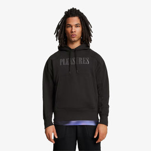 Puma | x PLEASURES HOODIE  { BLACK