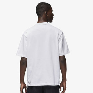 Jordan | SNEAKER PATCH SHORT SLEEVE CREW TEE  { WHITE