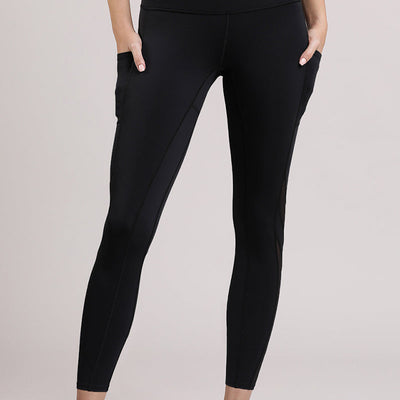 Energize Panelled Tights - Black