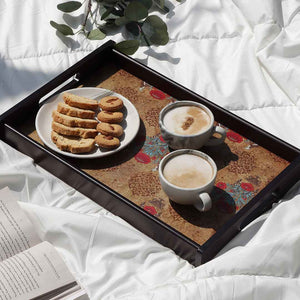 Casablanca Damask Motif Tray - Large