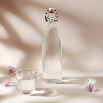 Bormioli Water Bottle - Clear - 1L.