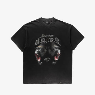Represent | MAYHEM T-SHIRT  { VINTAGE BLACK