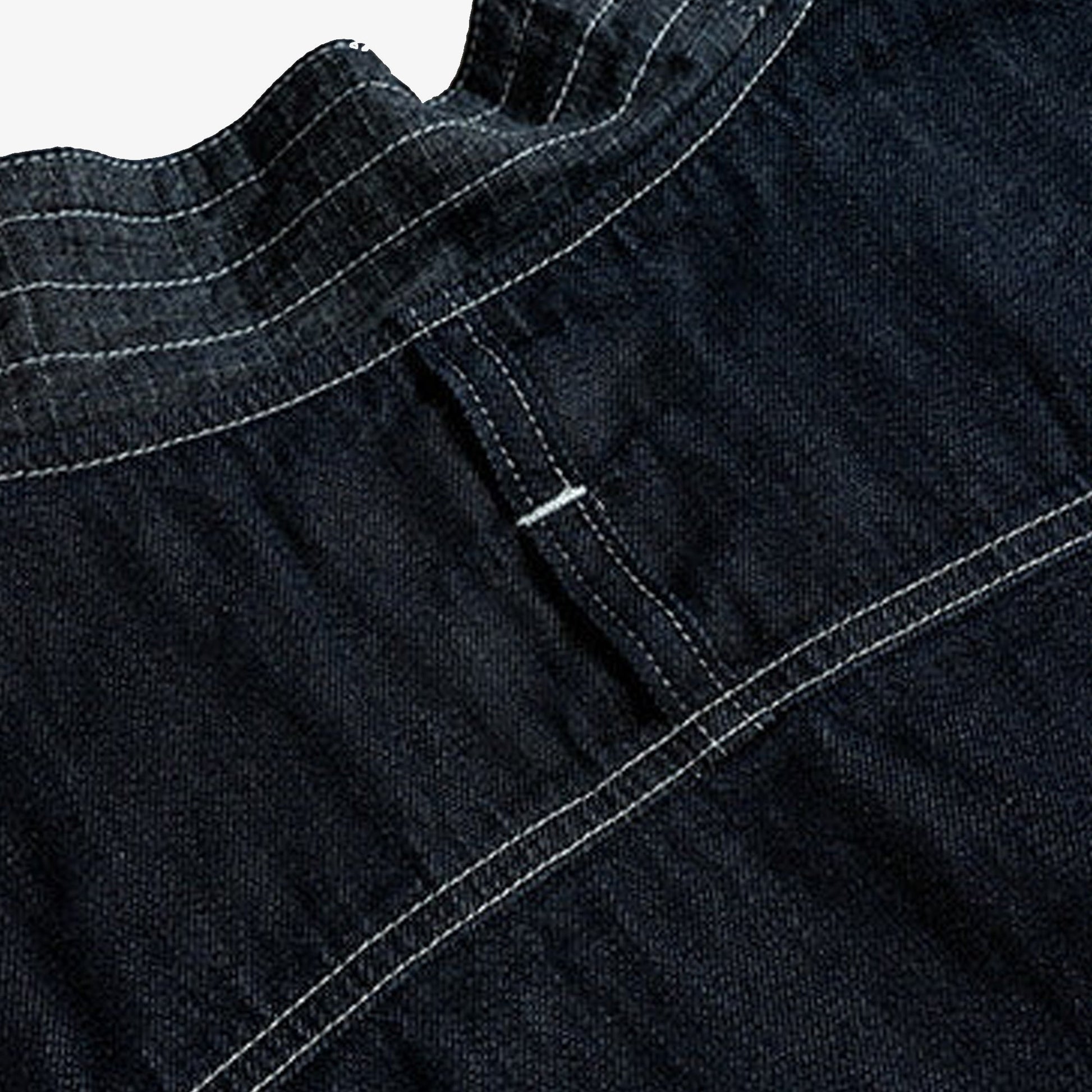 FDMTL | DENIM HAORI SHIRT RINSE { INDIGO