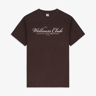 SPORTY & RICH | 1800 HEALTH T-SHIRT { CHOCOLATE/CREAM