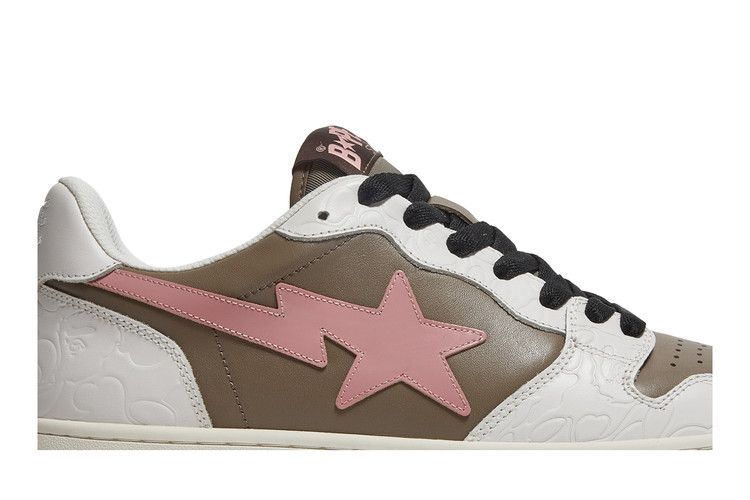 A Bathing Ape Bape Court Sta Brown Pink