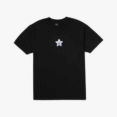 HUF | H STARDUST T-SHIRT  { BLACK