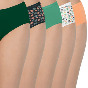 Assorted Low Rise Hipster (Pack of 5) - C518