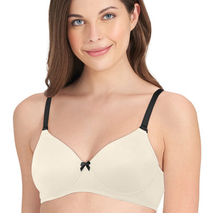 Smooth Dreams Padded Non-wired T-shirt Bra - Whitesmoke