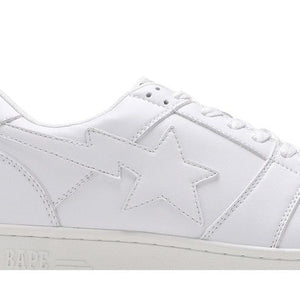 A Bathing Ape Bape Sta Low Patent White