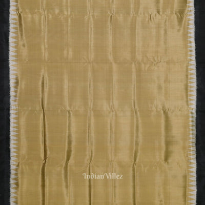Metallic Gold Black Odisha Ikat Contemporary Designer Saree