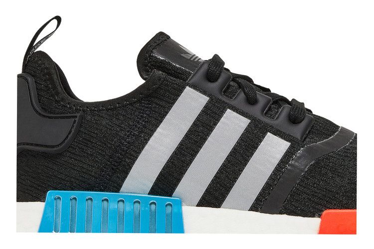 adidas NMD R1 Black Silver Solar Red