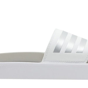 adidas Adilette Platform Slides Cloud White Zero Metalic Grey