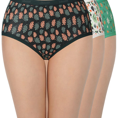 Printed Full Brief Panty (Pack of 3) - C512