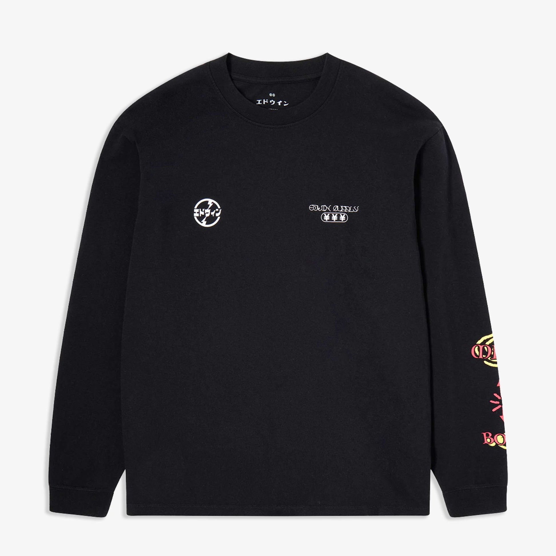 EDWIN | PACHINKO T-SHIRT LS { BLACK