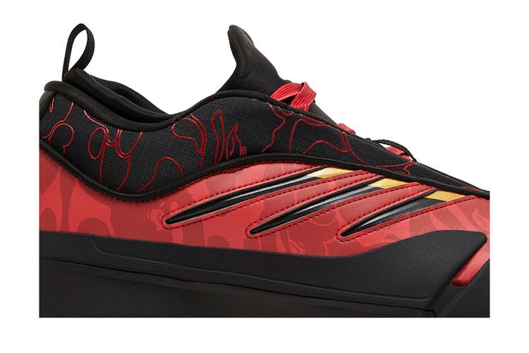 adidas Dame 9 Bape Black Red