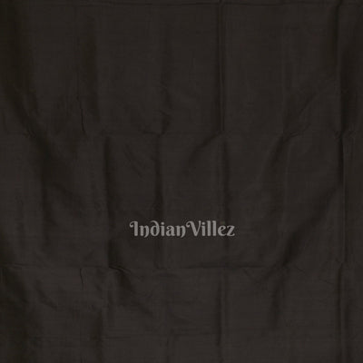 Black Grey Nabakothi Contemporary Silk Saree