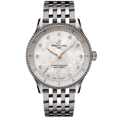 Breitling Navitimer Mother of Pearl Dial Unisex 32mm