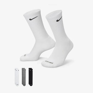 NIKE | EVERYDAY PLUS CUSHIONED TRAINING CREW SOCKS { MULTI-COLOR
