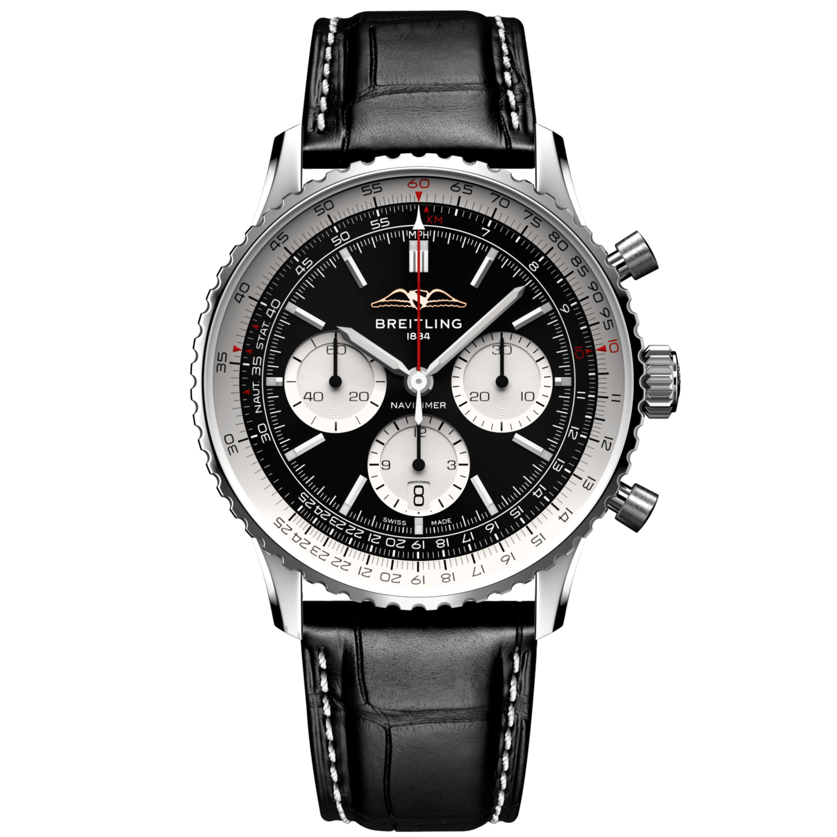 Breitling Navitimer B01 Chronograph Black Dial Men 43mm