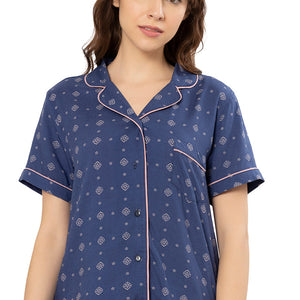 Sleep Shorts Set - Ethnic Print