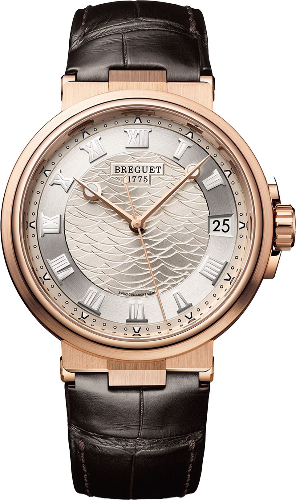 Breguet Marine Silver Dial Men 40 mm