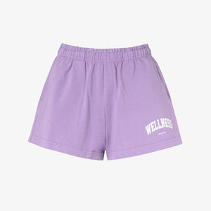 SPORTY & RICH | WELLNESS IVY DISCO SHORT { VIOLET/WHITE