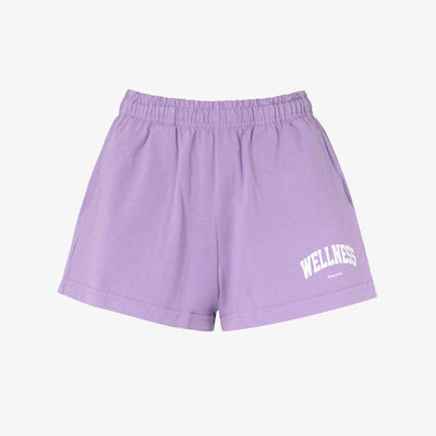 SPORTY & RICH | WELLNESS IVY DISCO SHORT { VIOLET/WHITE
