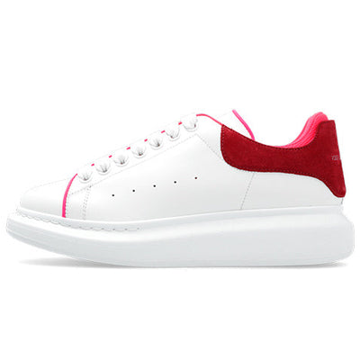Alexander Mcqueen Oversized White Velvet Fuchia (Women'S)