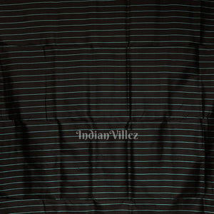 Black Odisha Ikat Pasapali Contemporary Silk Saree