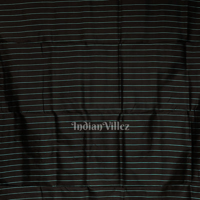 Black Odisha Ikat Pasapali Contemporary Silk Saree