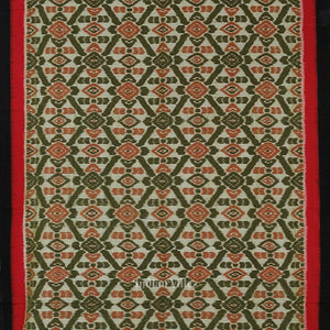 Mehendi Green Computer Maniabandha Cotton Saree