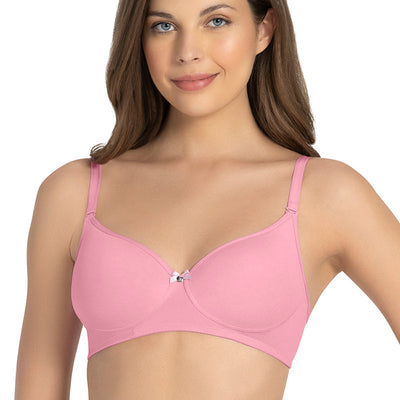 All Day Smooth Comfort Padded & Non-wired Bra - Wild Rose