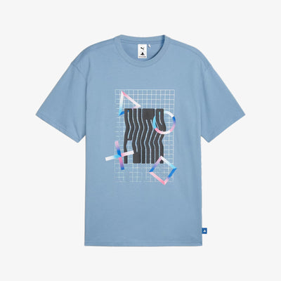 Puma | x PLAYSTATION TEE  { ZEN BLUE