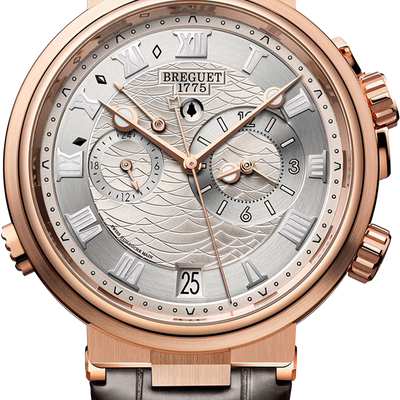 Breguet Marine Alarme Musicale Silver Dial Men 40 mm