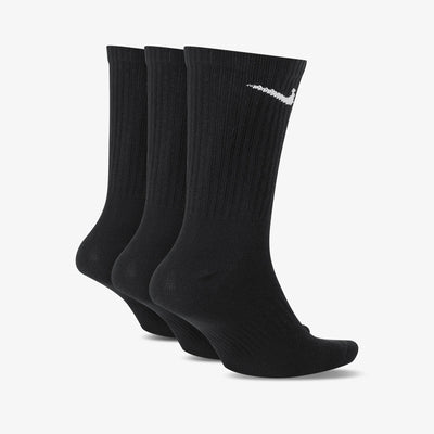 NIKE | EVERYDAY LIGHTWEIGHT TRAINING CREW SOCKS { BLACK/WHITE