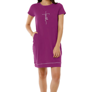 Sleep Dress - Magenta Purple