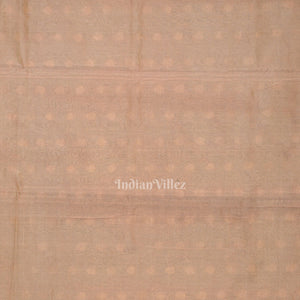 Exclusive  Ravi Verma Painting Golden Chanderi  Saree