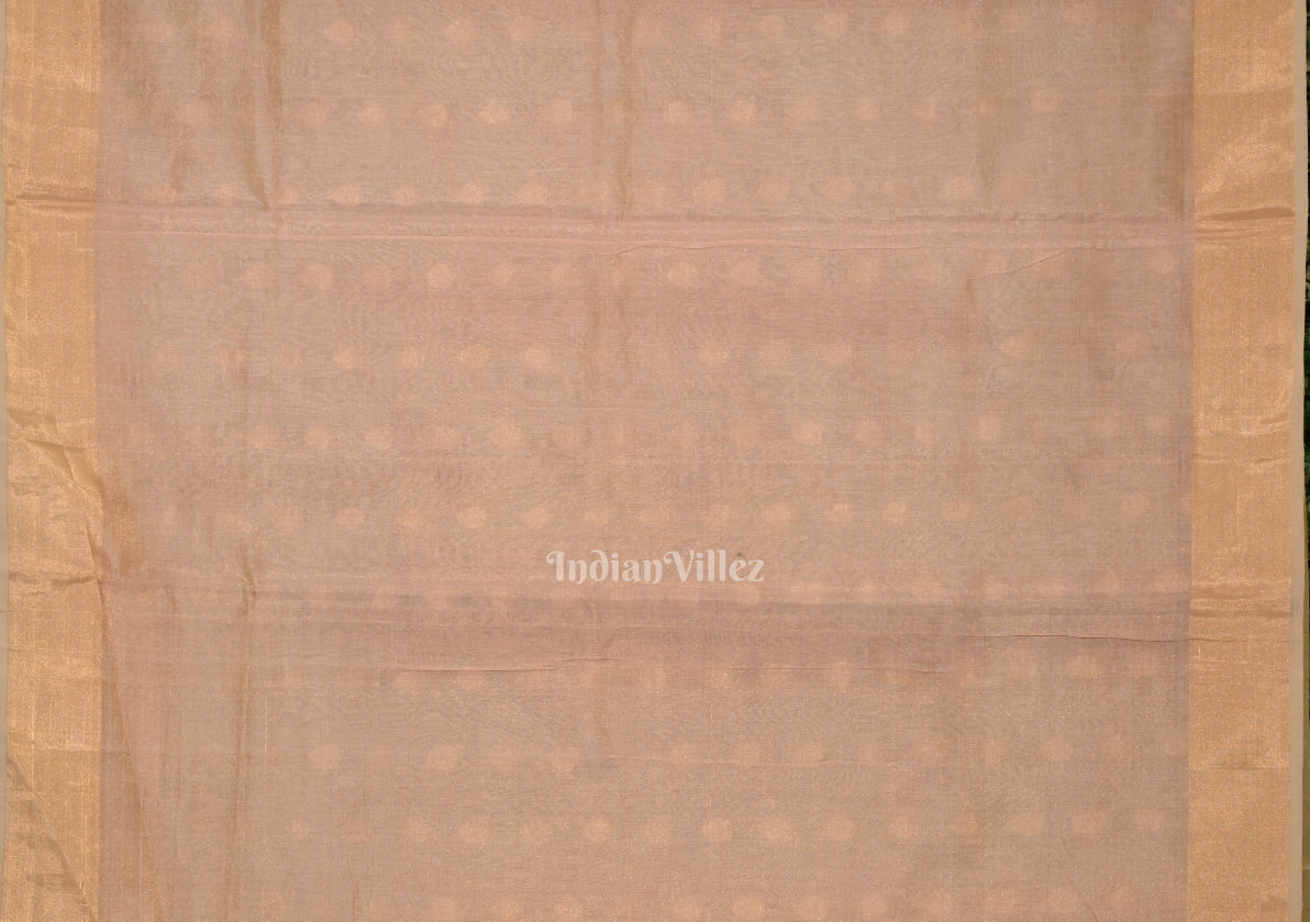 Exclusive  Ravi Verma Painting Golden Chanderi  Saree