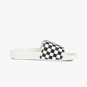 VANS | SLIDE-ON { BLACK/WHTIE