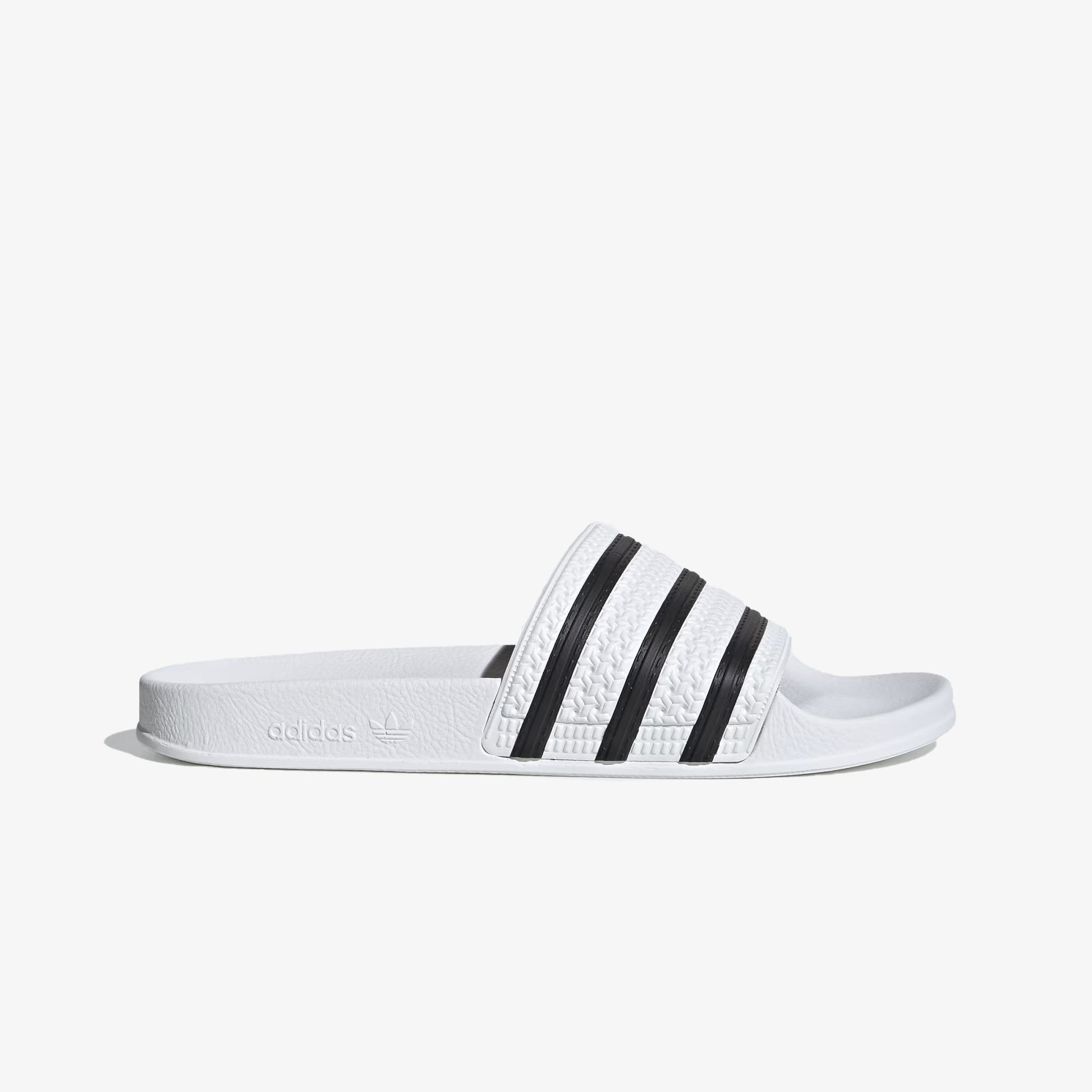 Adidas | ADILETTE  { WHITE
