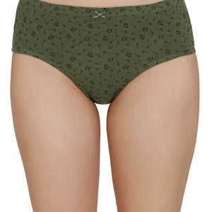 Inner Elastic Print Mid Rise Hipster Panties (Pack of 3)