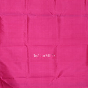 Rani Pink Handwoven Baluchari Silk Saree