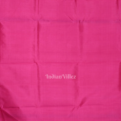 Rani Pink Handwoven Baluchari Silk Saree